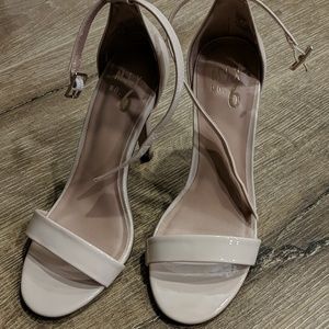 New no 6 nude strap heels